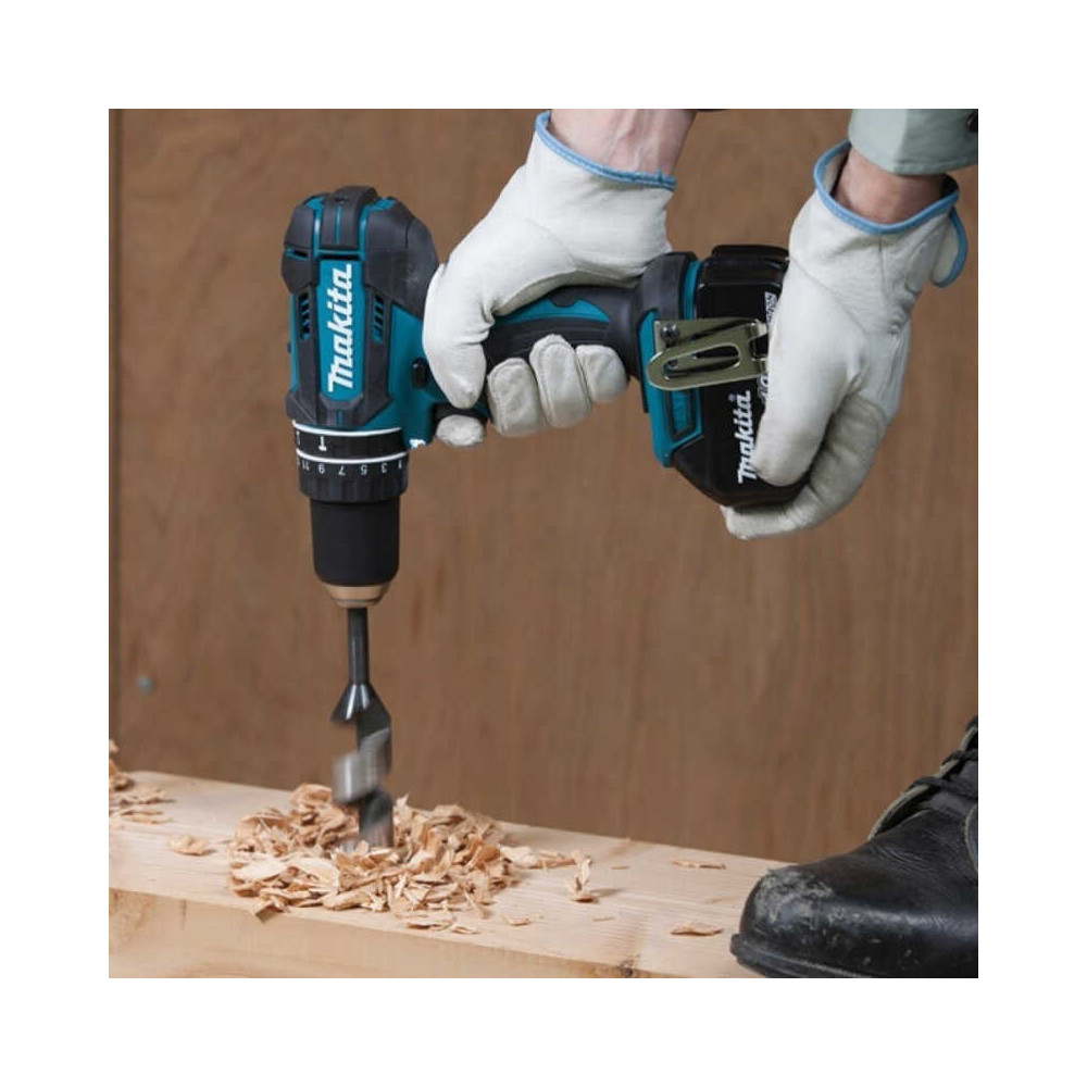 Perceuse visseuse a percussion 18V li ion 2X30AH Makita DHP482RFJ