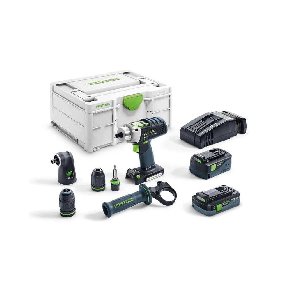 Perceuse a percussion pdc 184 5240 i setxl sca quadrive Festool 576469