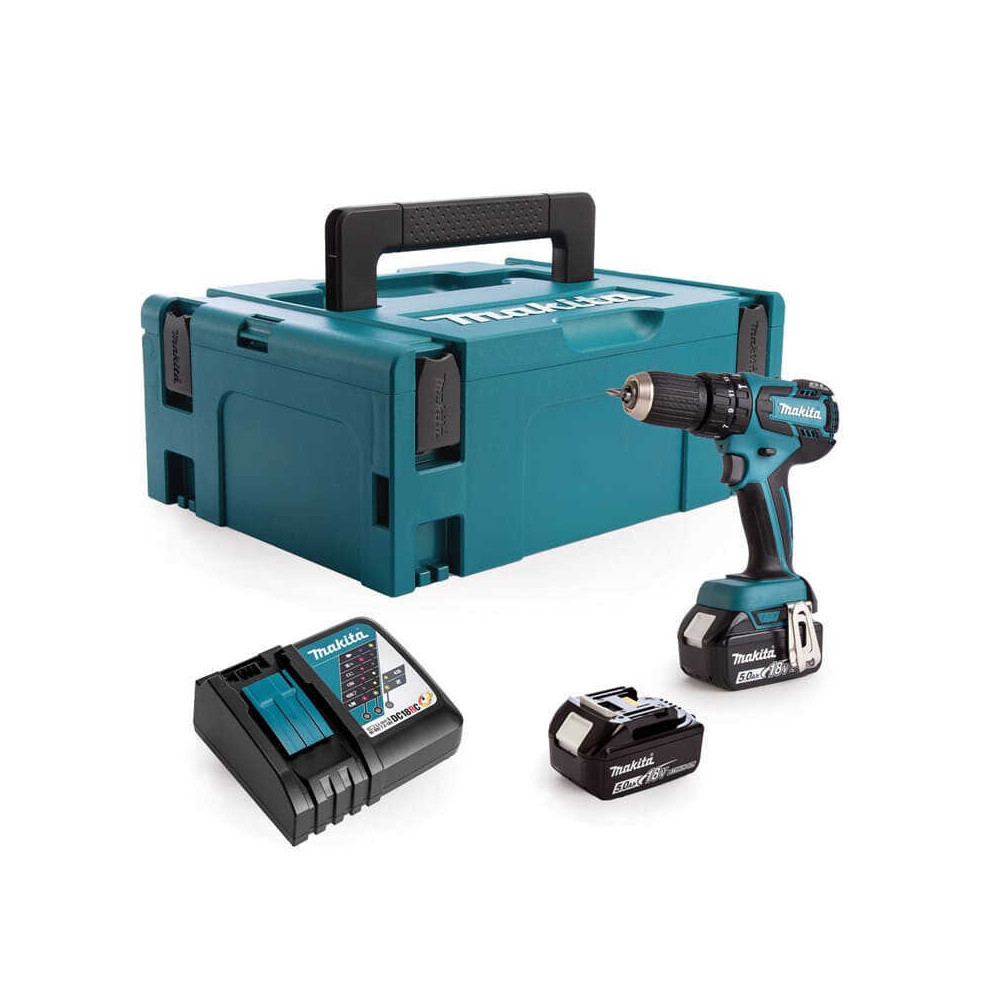 Perceuse visseuse percussion Makita DHP459RTJ