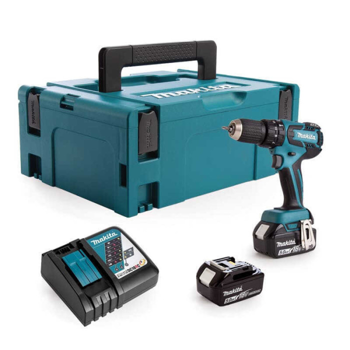 Perceuse visseuse percussion Makita DHP459RTJ