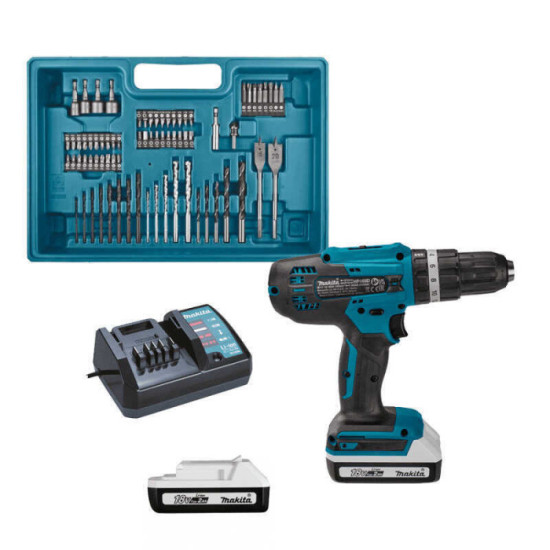 Perceuse a percussion 18V li ion Makita HP488DAEX1