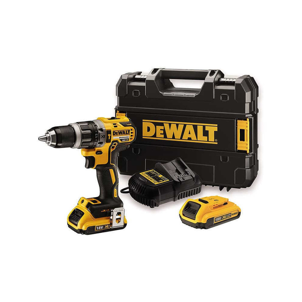 Perceuse a percussion 18V xr 2X20 ah en tstak Dewalt DCD796D2