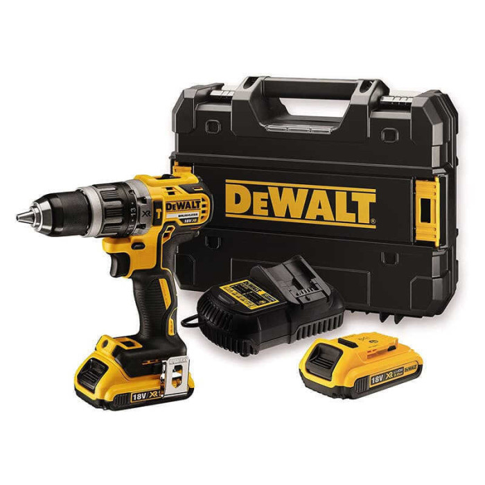 Perceuse a percussion 18V xr 2X20 ah en tstak Dewalt DCD796D2