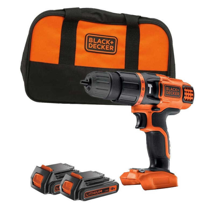 Perceuse a percussion blackdecker BDK188KB2