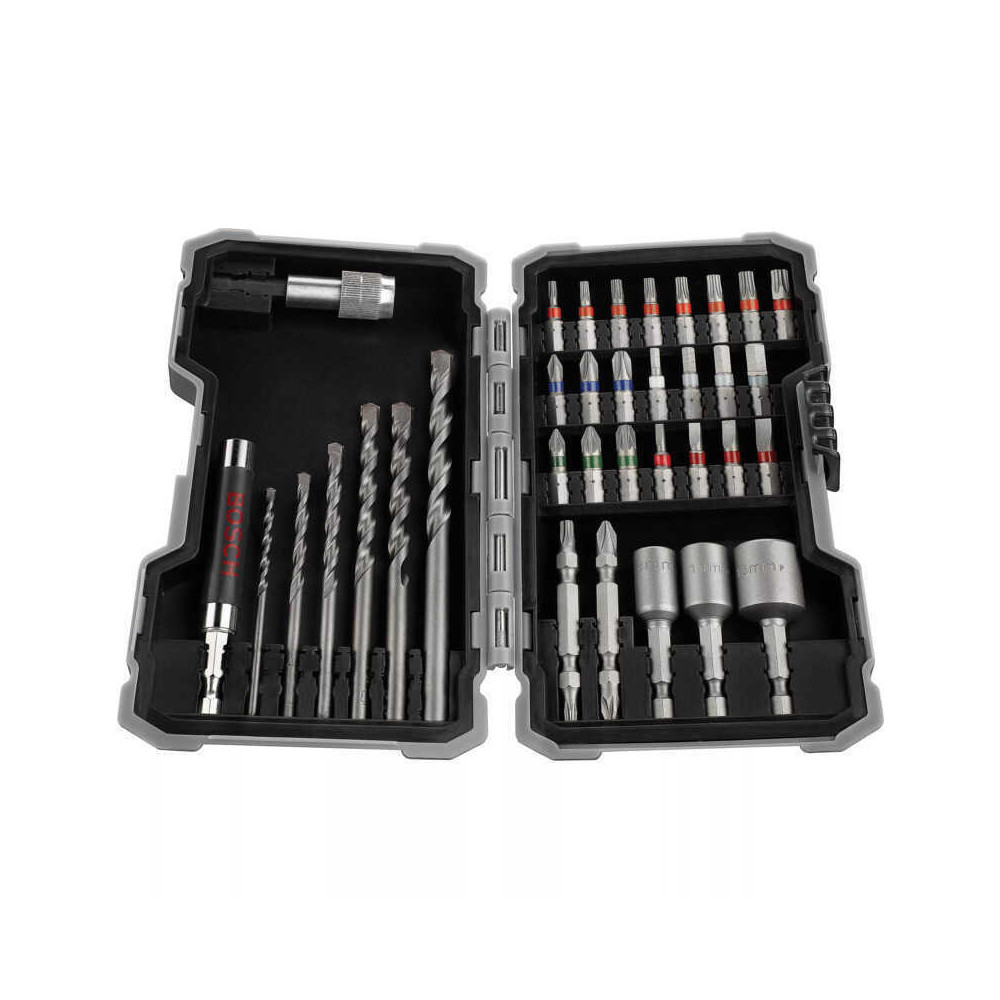 Perceuse a percussion avec accessoires Bosch GSB18V 55 607017326