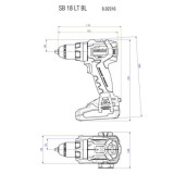 Perceuse viseuse Metabo 18 v nue 602316890