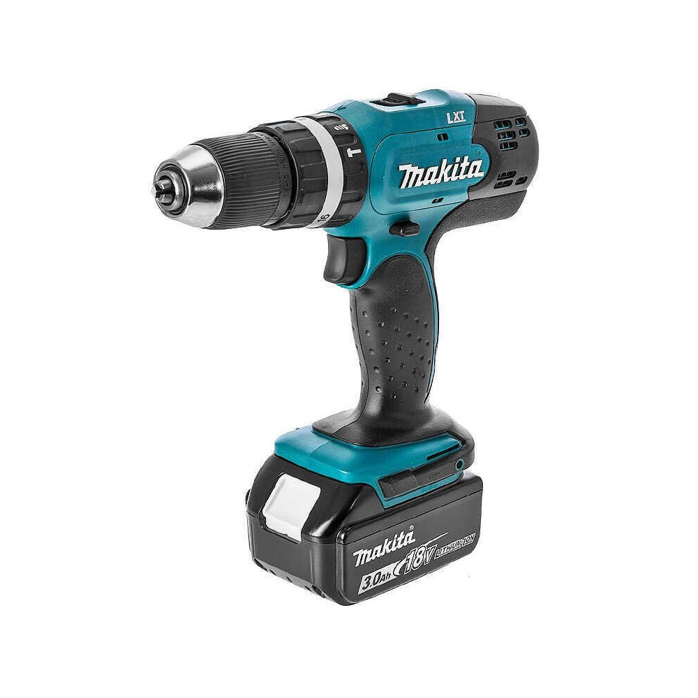 Perceuse visseuse a percussion 18 v avec 101 accessoires Makita DHP453SFTK