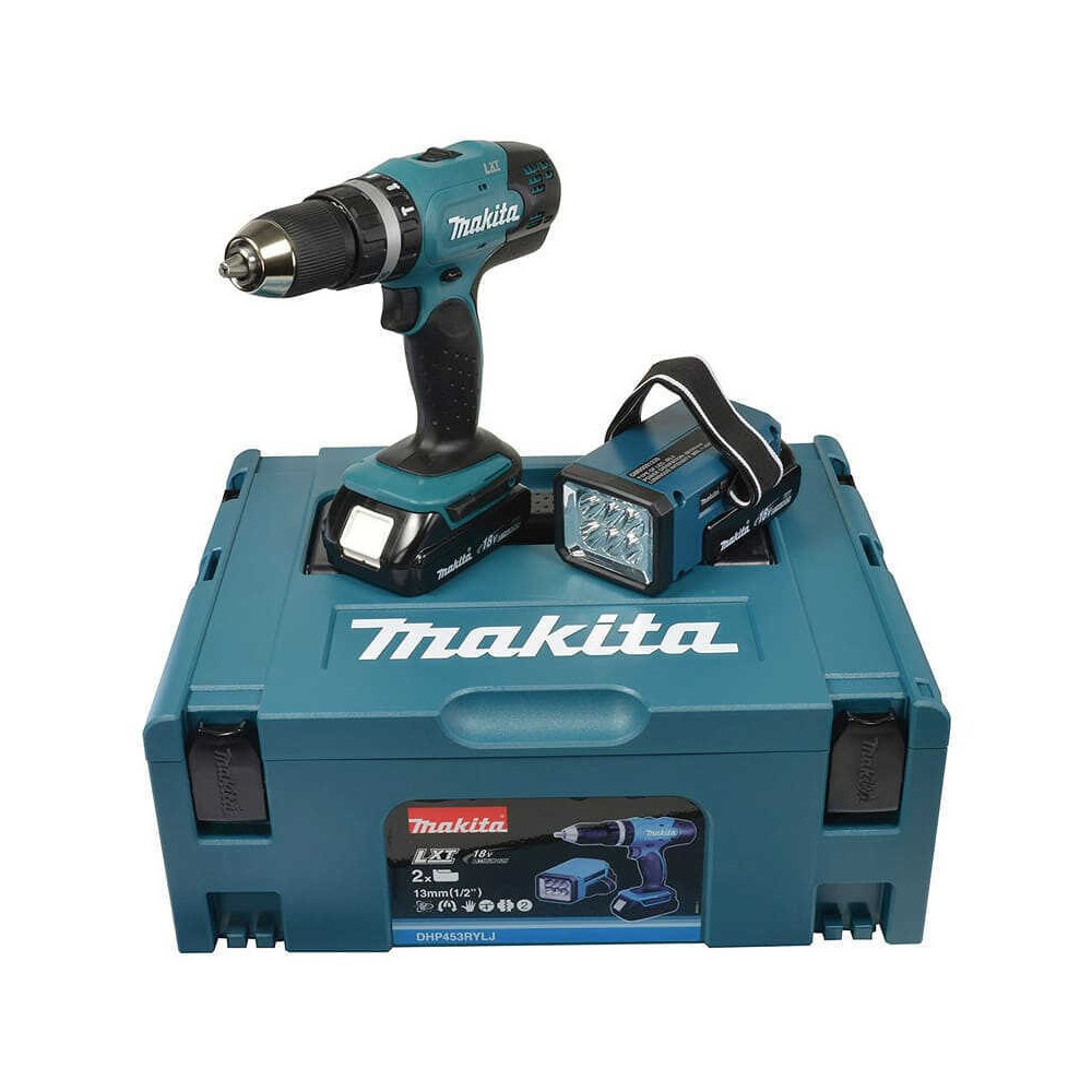 Perceuse visseuse percussion Makita DHP453RFJ