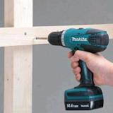 Perceuse visseuse a percussion 144V li ion 2X13 ah Makita HP347DWE