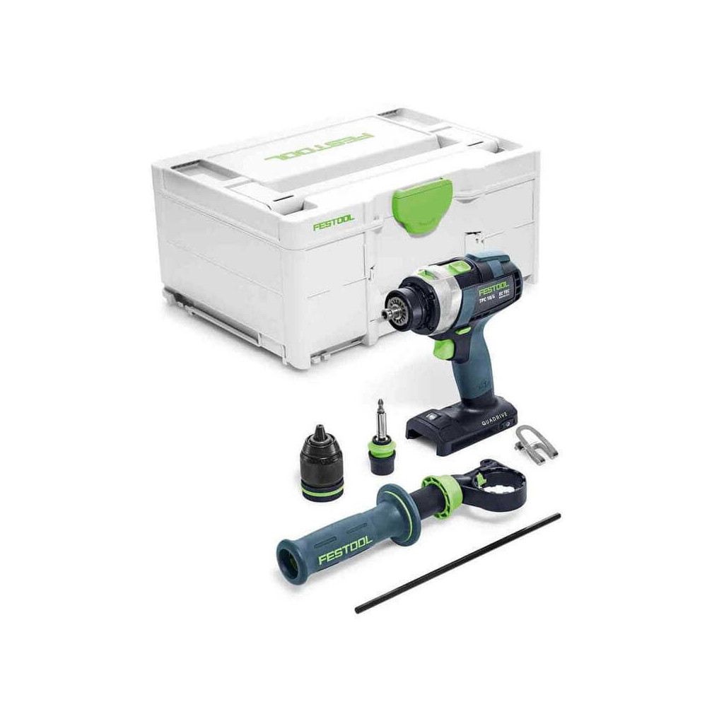 Perceuse a percussion 18V quadrive produit seul tpc 18 4 i basic Festool 575604