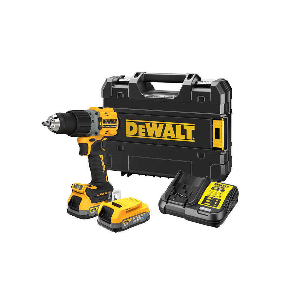 Perceuse a percussion sans fil powerstack Dewalt DCD805E2T qw