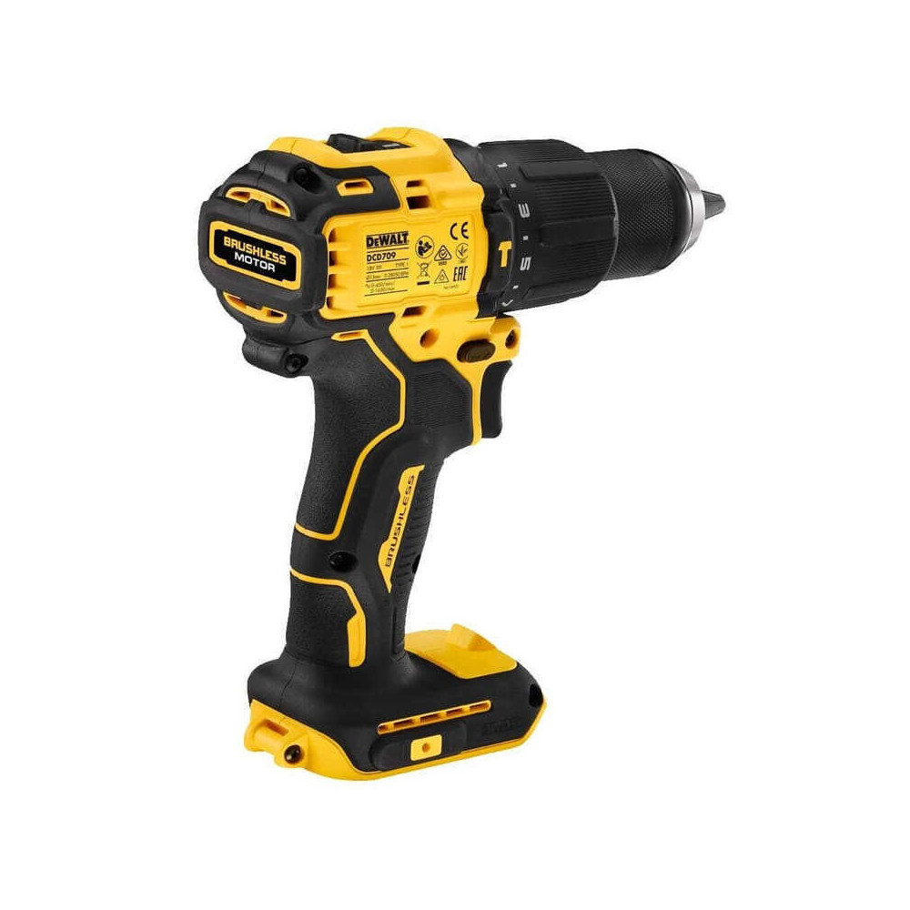 Perceuse visseuse a percussion sans fil 18V 65NM Dewalt DCD709N xj