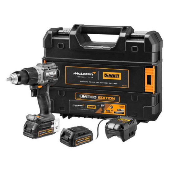 Perceuse percussion xr 18V powerstack edition mclaren Dewalt DCF85ME2GT qw