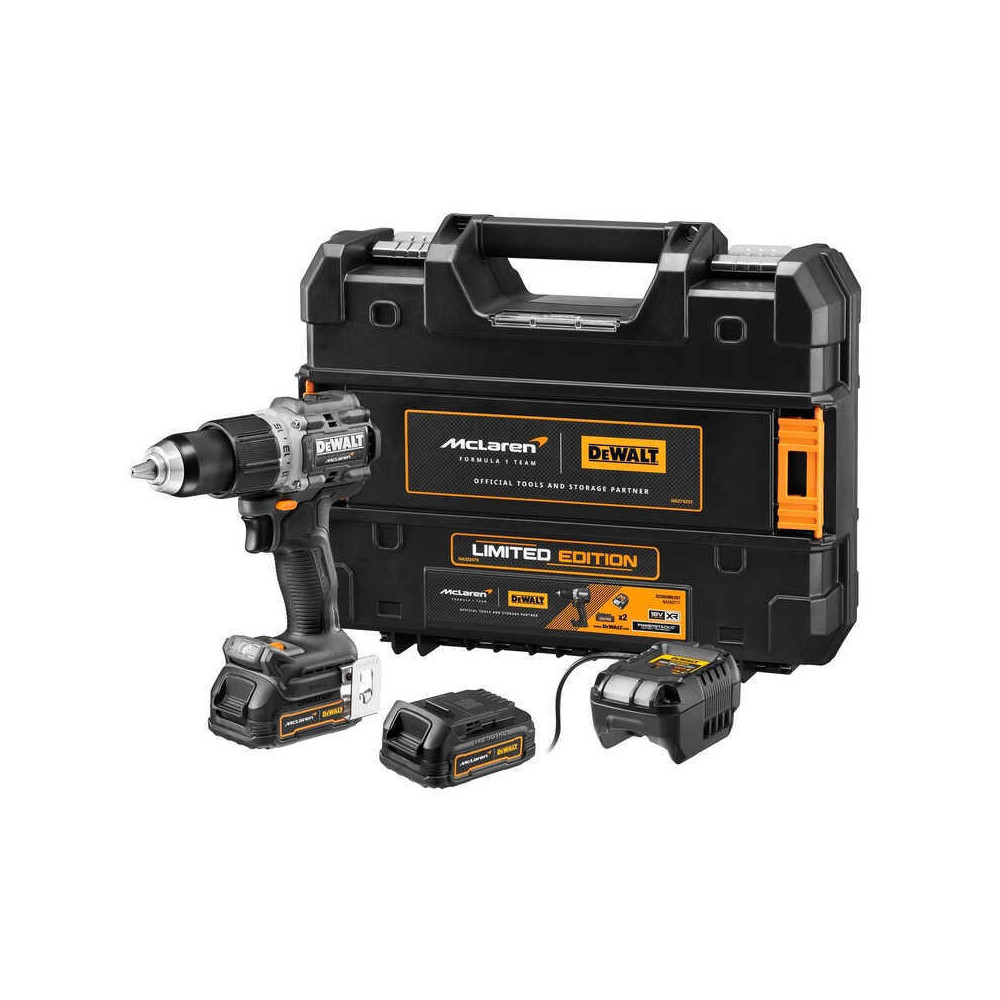 Perceuse percussion xr 18V powerstack edition mclaren Dewalt DCF85ME2GT qw