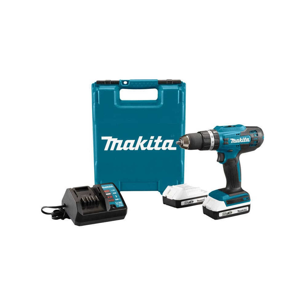 Perceuse a percussion Makita HP488DAWE