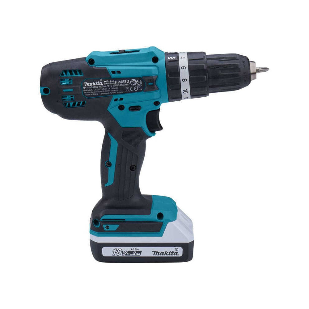 Perceuse a percussion Makita HP488DAWE