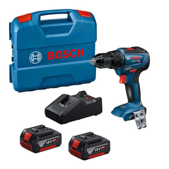 Perceuse visseuse 18V 55NM 2X40 ah GSB18V 55 en coffret Bosch 0615990L7C