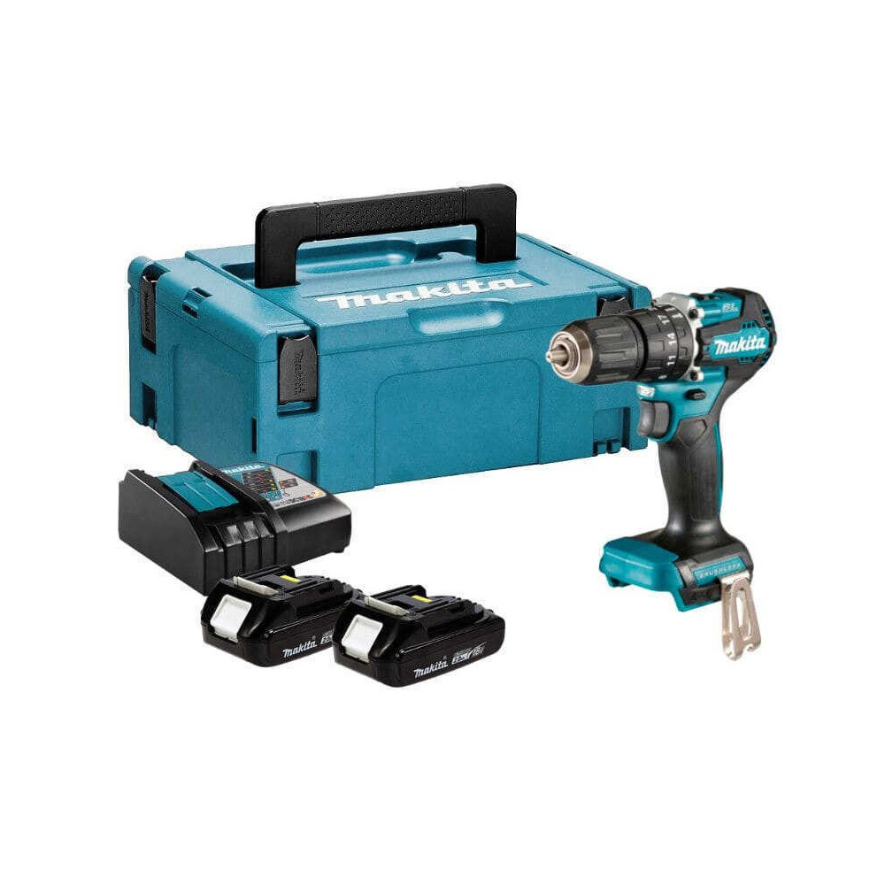 Perceuse a percussion sans fil lxt en makpac Makita DHP487RAJ