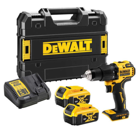 Perceuse a percussion 18V 2X50 ah en coffret Dewalt DCD709P2T qw