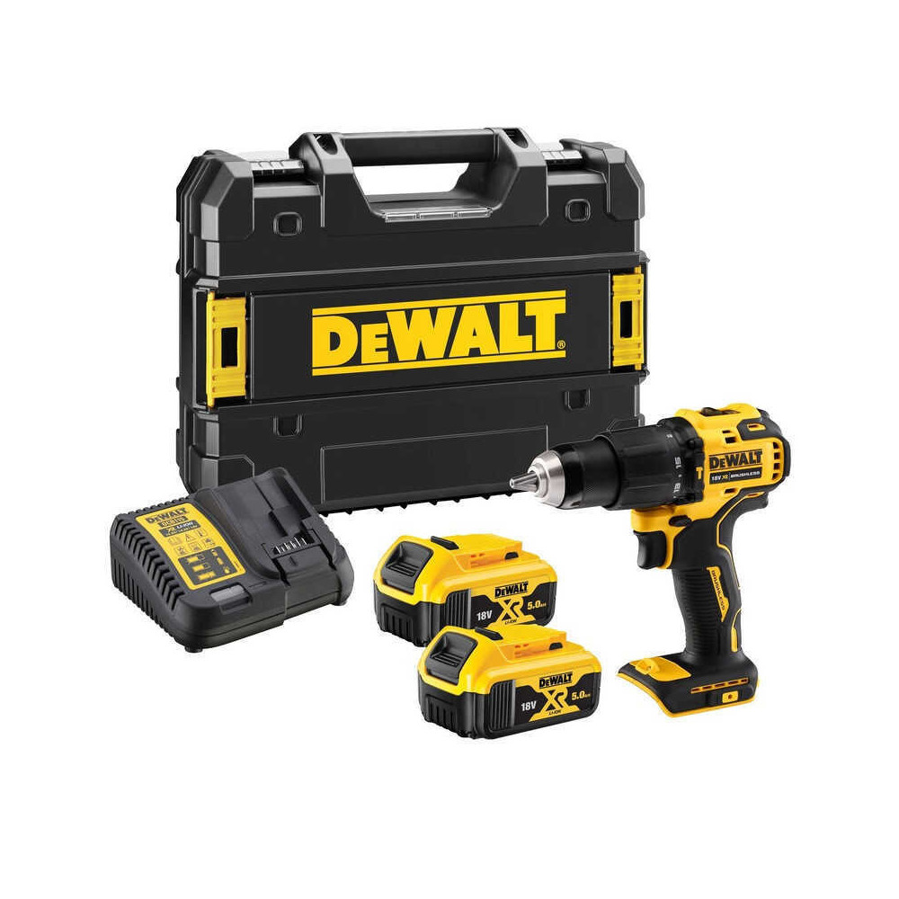 Perceuse a percussion 18V 2X50 ah en coffret Dewalt DCD709P2T qw