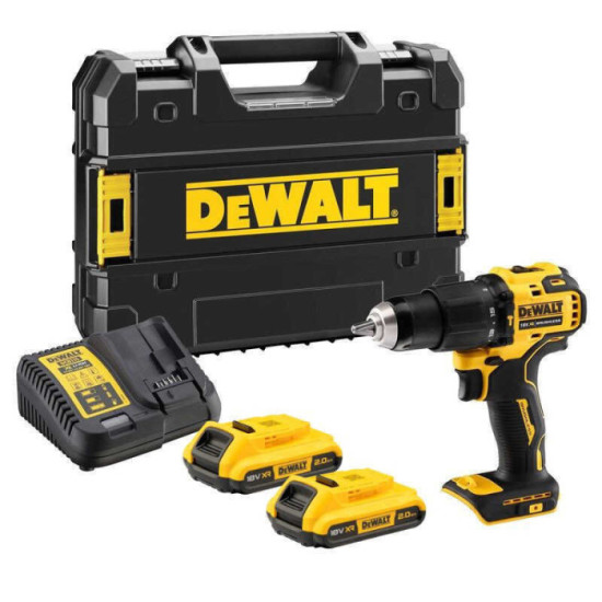 Perceuse a percussion sans fil en coffret Dewalt DCD709D2T qw