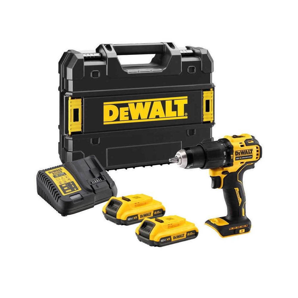 Perceuse a percussion sans fil en coffret Dewalt DCD709D2T qw