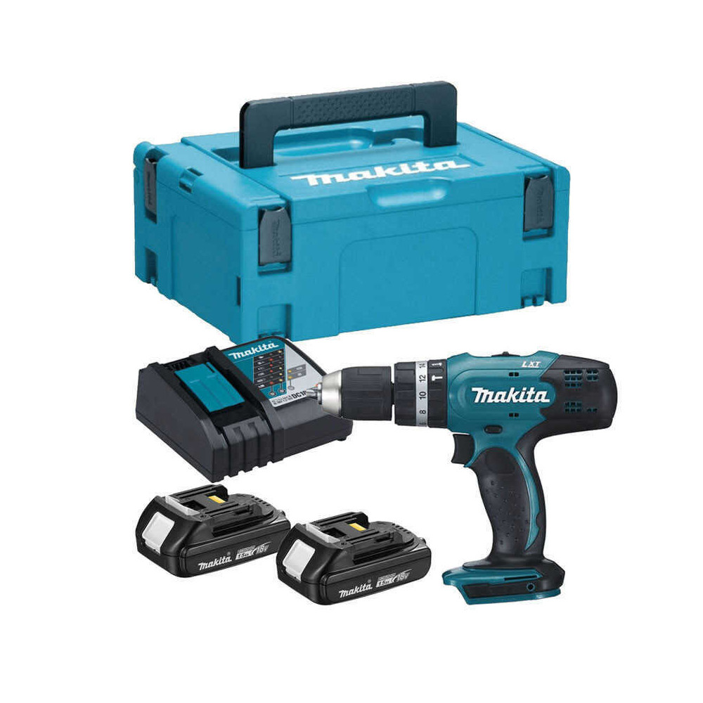 Perceuse visseuse percussion 18V lxt Makita DHP453RYJ