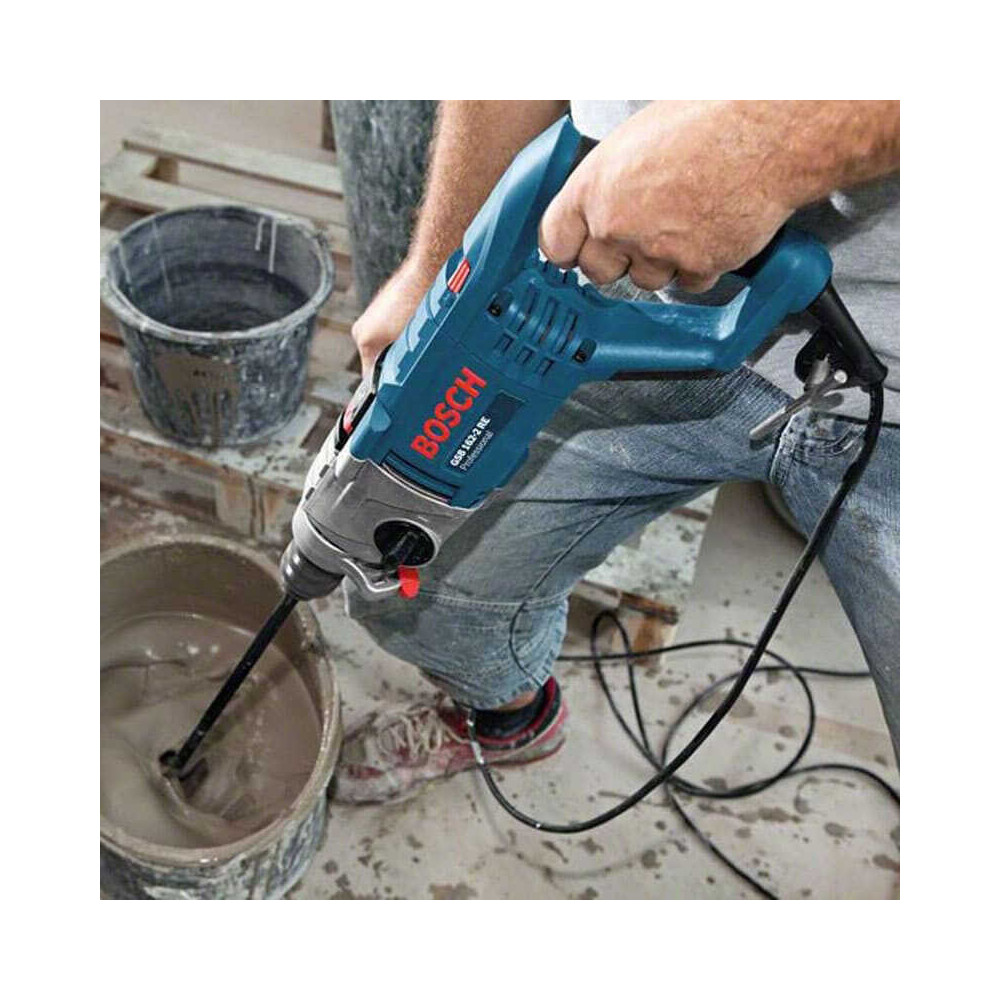 Perceuse a percussion 1500 w gsb 162 2 re en coffret Bosch 060118B000