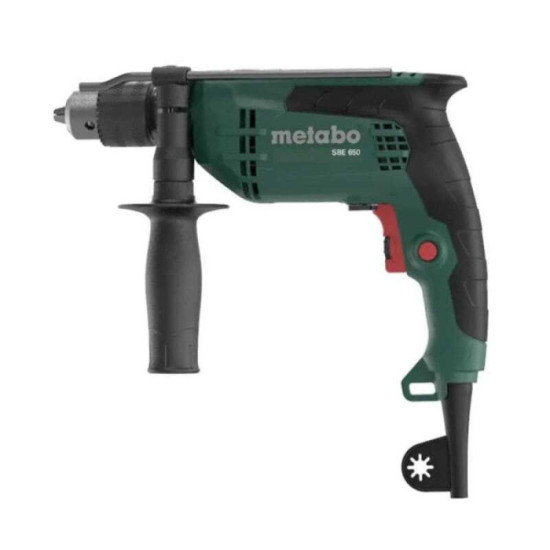Perceuse a percussion sbe 650 mobile werkstatt dans coffret Metabo 600742870