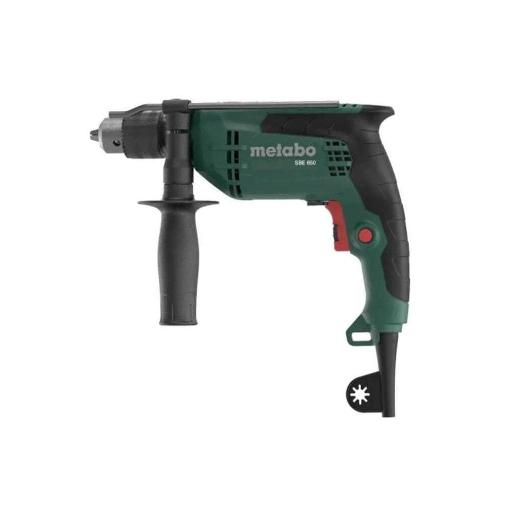 Perceuse a percussion sbe 650 mobile werkstatt dans coffret Metabo 600742870