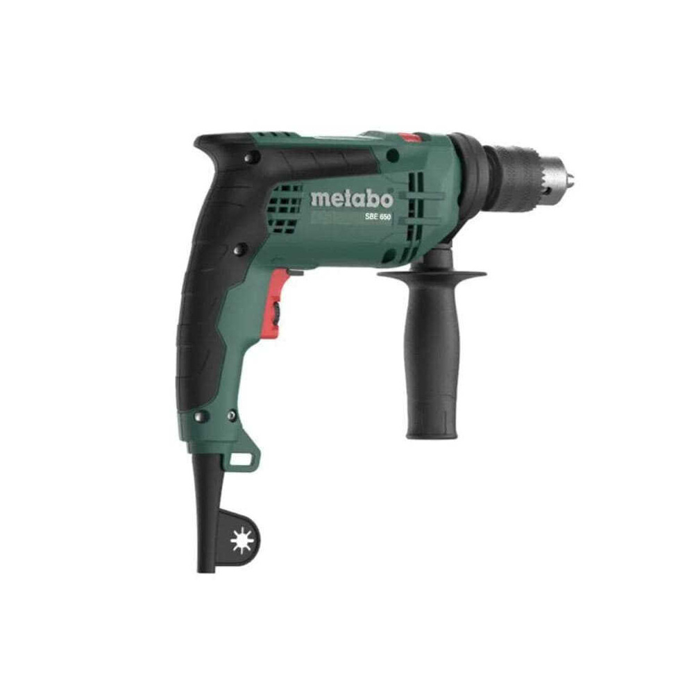 Perceuse a percussion sbe 650 mobile werkstatt dans coffret Metabo 600742870