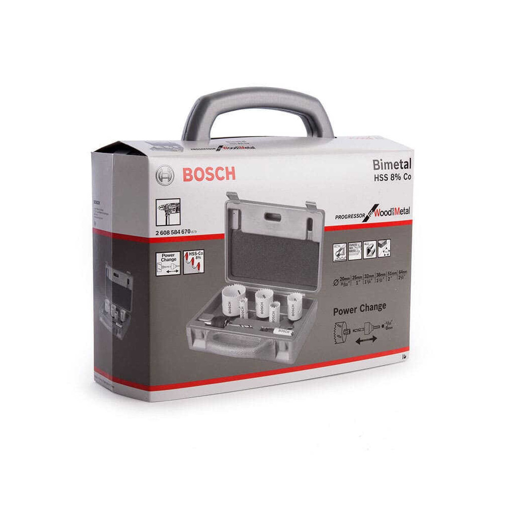 Perceuse percussion trepans en coffret valentin LOT04