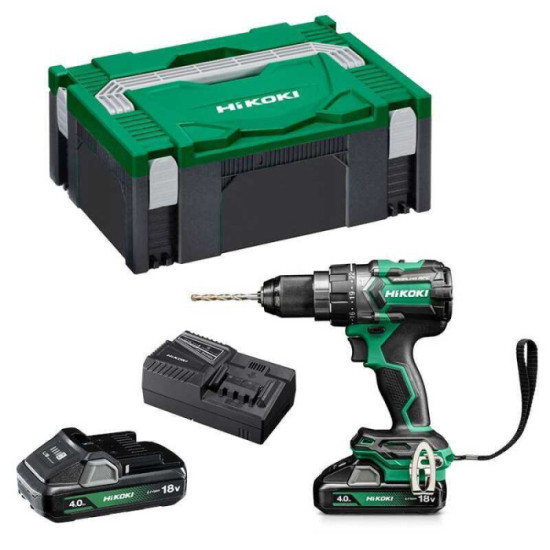 Perceuse a percussion 140NM 18V 2X40 ah brushless hitcase ii Hikoki DV18DCWHZ
