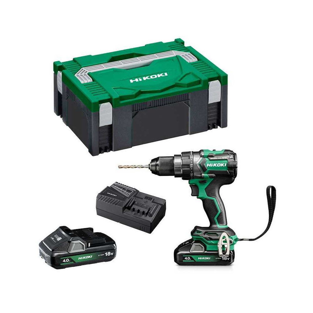 Perceuse a percussion 140NM 18V 2X40 ah brushless hitcase ii Hikoki DV18DCWHZ