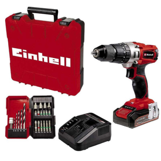 Perceuse a percussion te cd 182 li i kit 1X25 ah Einhell 4514220