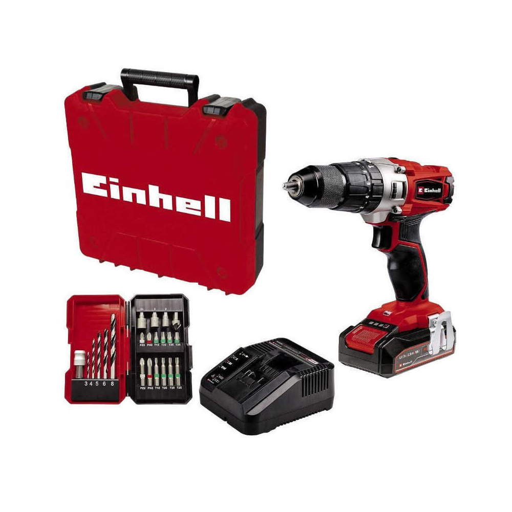 Perceuse a percussion te cd 182 li i kit 1X25 ah Einhell 4514220