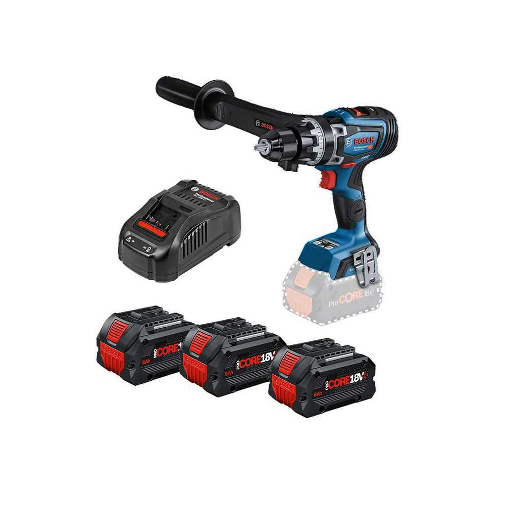 Perceuse a percussion 3X80 ah gsb 18V 150 c Bosch 0615A5002Y