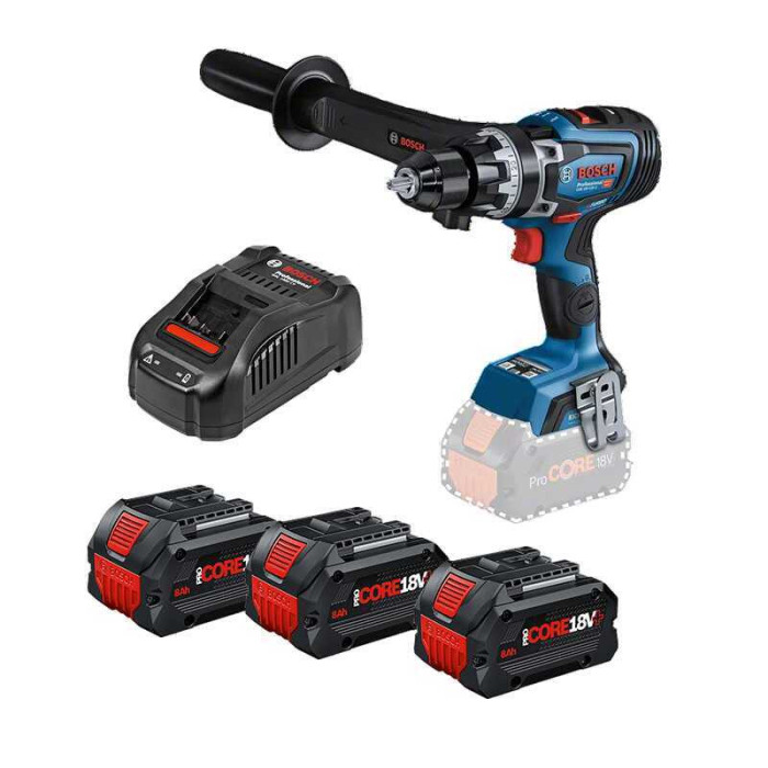 Perceuse a percussion 3X80 ah gsb 18V 150 c Bosch 0615A5002Y