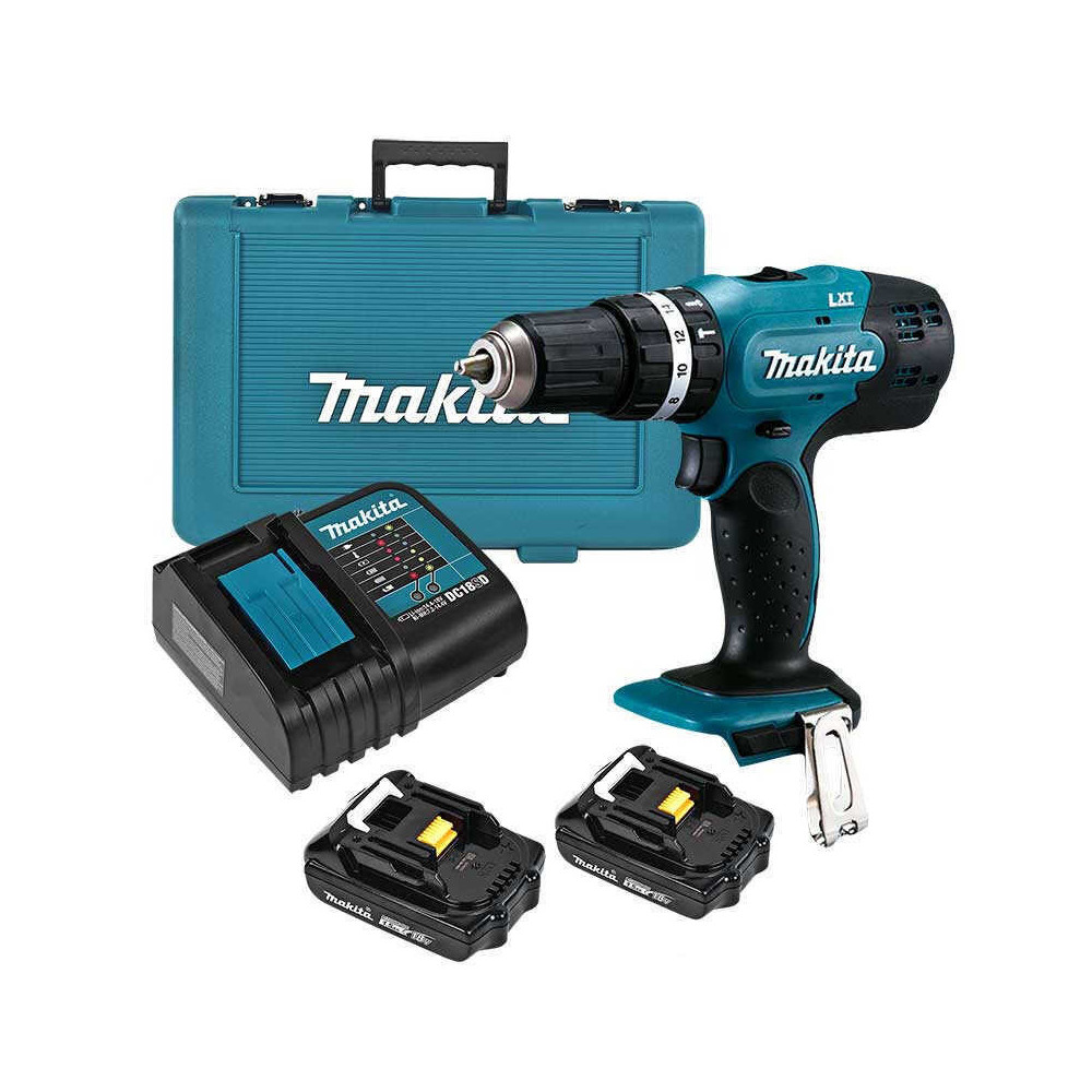 Perceuse percussion 18V coffret Makita DHP453SYE