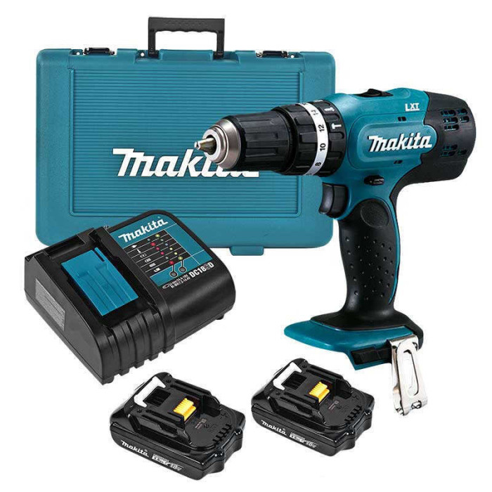Perceuse percussion 18V coffret Makita DHP453SYE