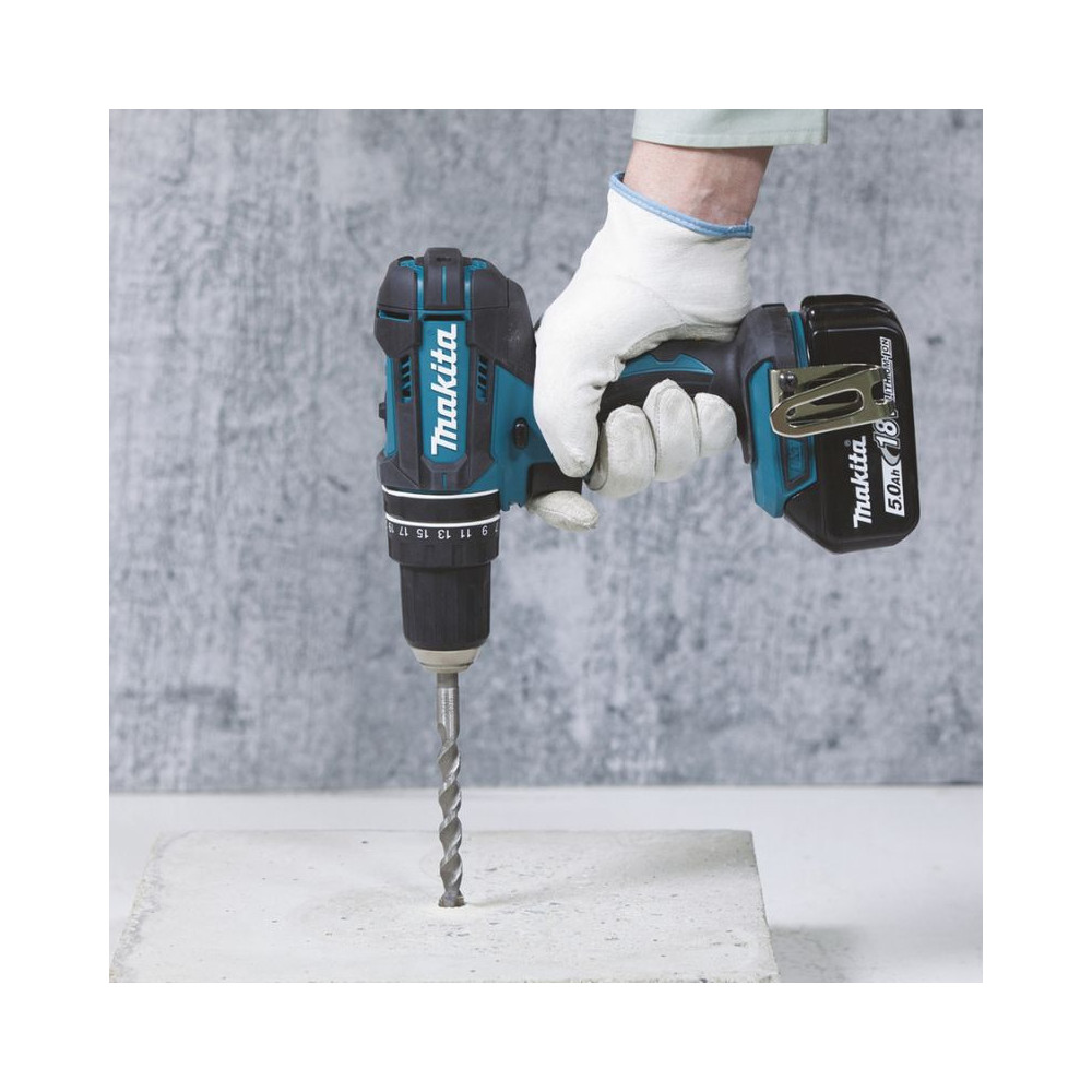 Perceuse visseuse a percussion 18V lxt O13 mm 2X30AH Makita DHP482SFE