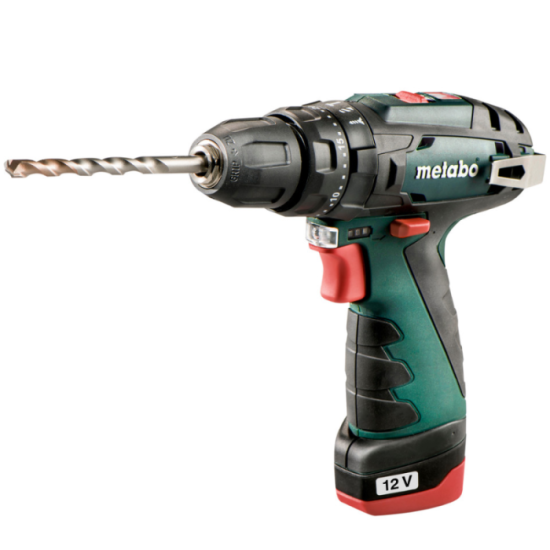 Perceuse a percussion 12V 2X2AH en coffret Metabo 600385500