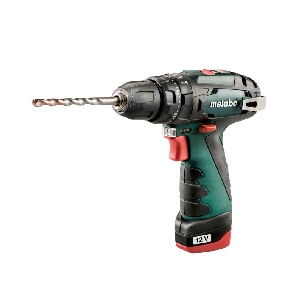 Perceuse a percussion 12V 2X2AH en coffret Metabo 600385500