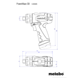 Perceuse a percussion 12V 2X2AH en coffret Metabo 600385500