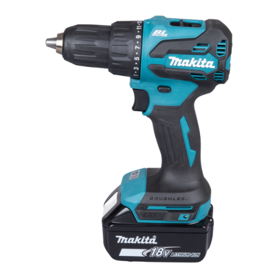 Perceuse visseuse a percussion 18V lxt O13 mm 2X30AH chargeur en makpac Makita DHP490SFJ