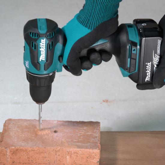 Perceuse visseuse a percussion 18V lxt O13 mm 2X30AH chargeur en makpac Makita DHP490SFJ