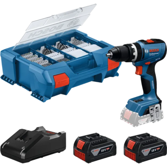Perceuse visseuse a percussion 18V 2X40AH gsb 18V 65 dans l case Bosch 06019N3307