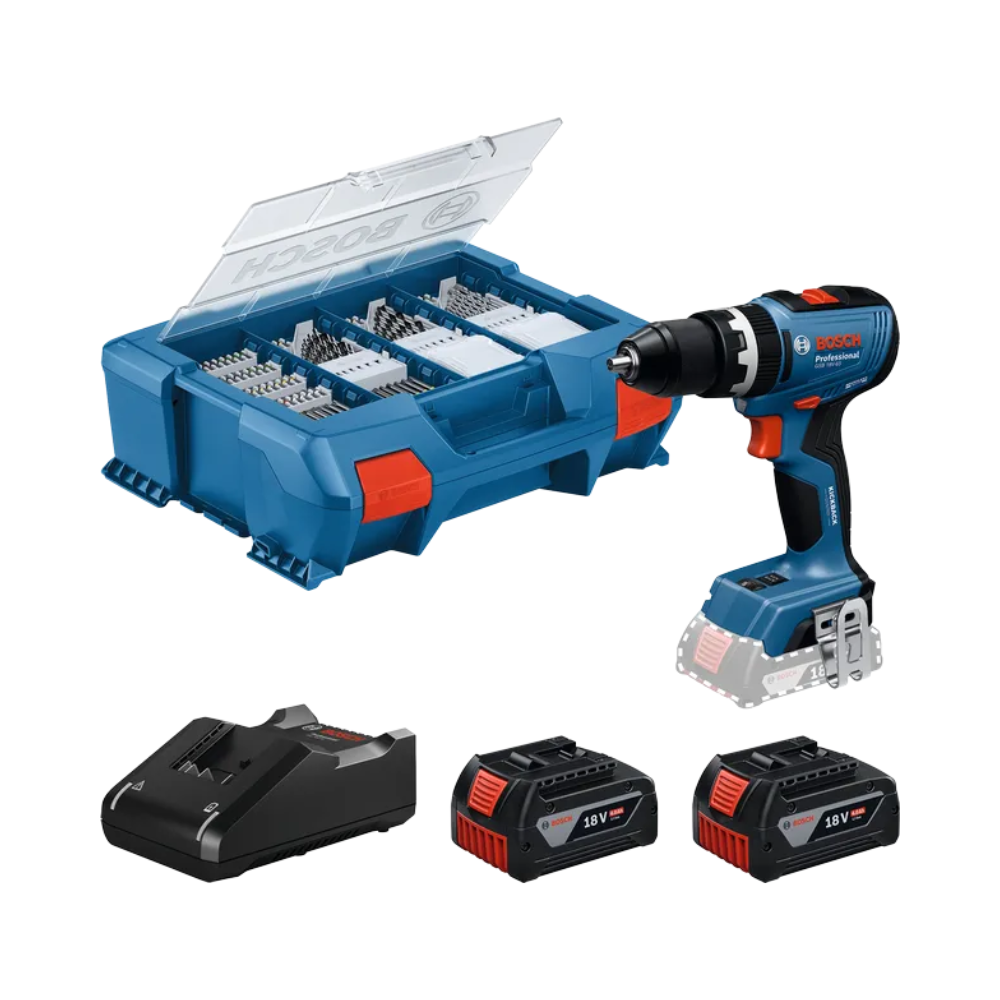 Perceuse visseuse a percussion 18V 2X40AH gsb 18V 65 dans l case Bosch 06019N3307
