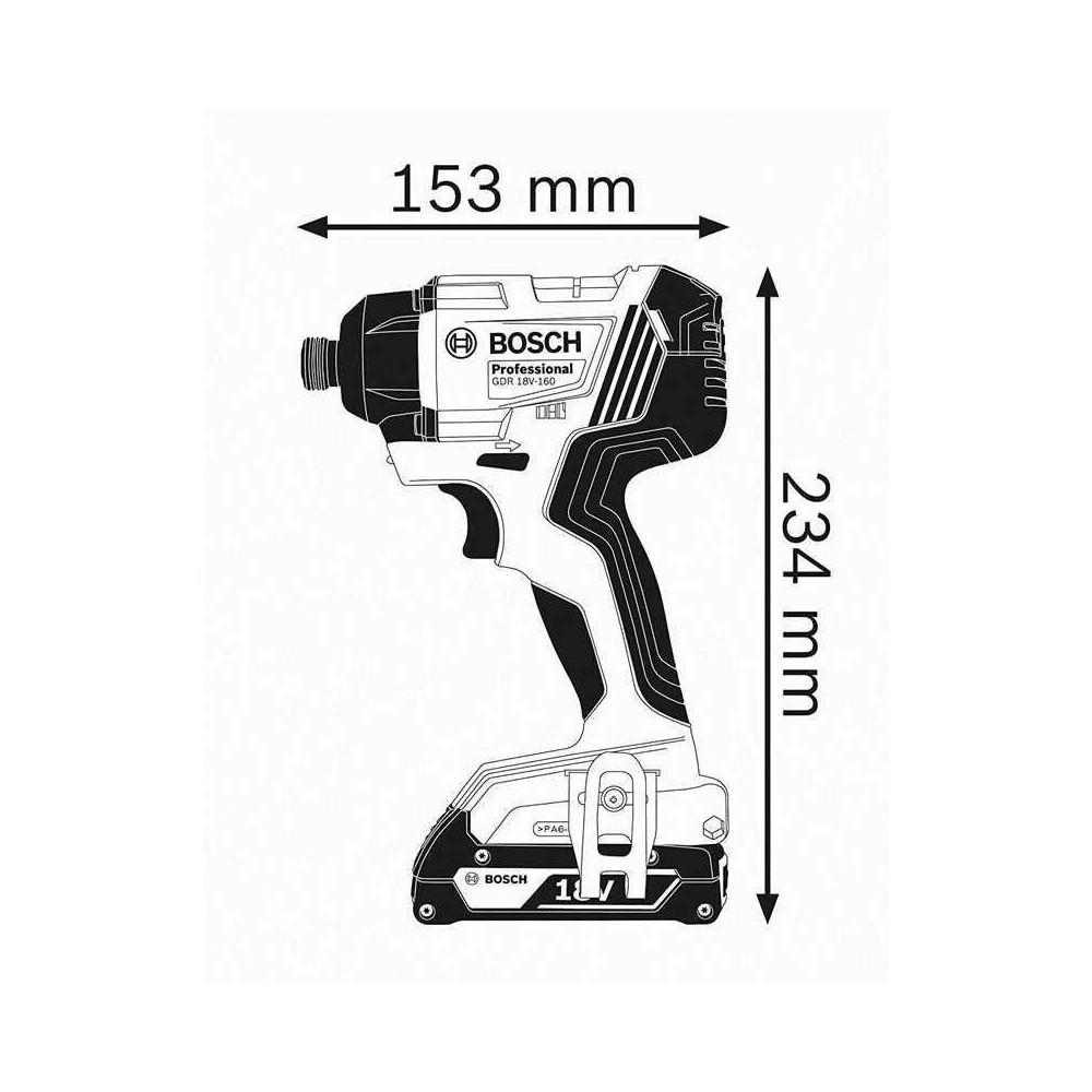 Visseuse a chocs sans fil 18V Bosch 06019G5104