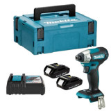 Visseuse a chocs 18 v 140 nm 2X20 ah en coffret Makita DTD157RAJ